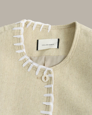 Stitch Detailed Jacket