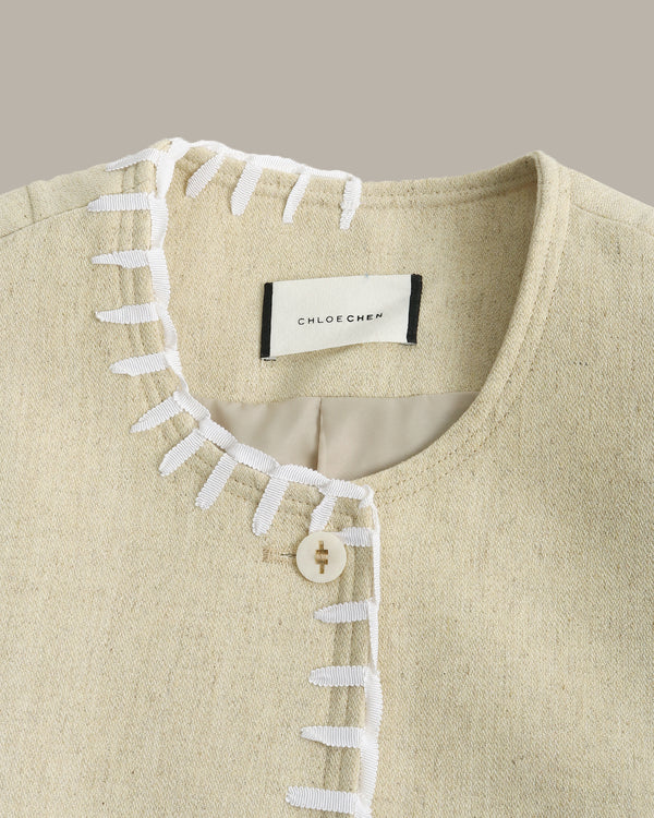 Stitch Detailed Jacket