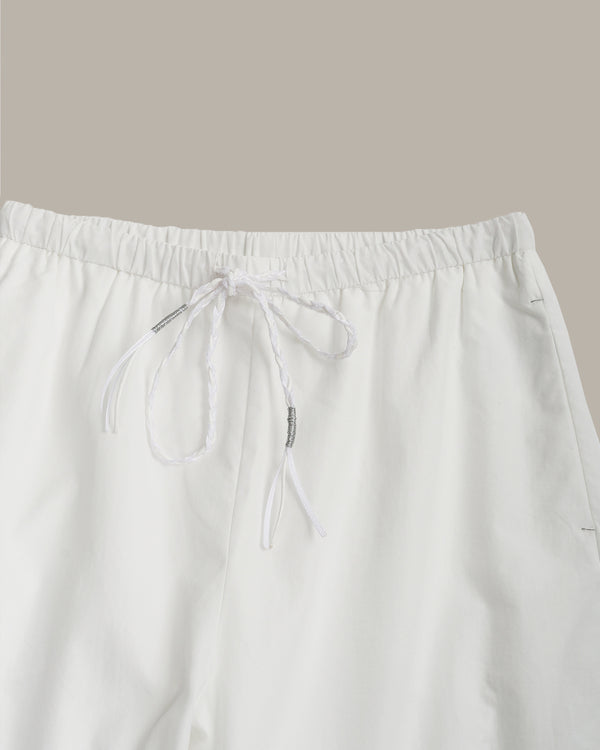 Embroidered Cuff Drawstring Pants