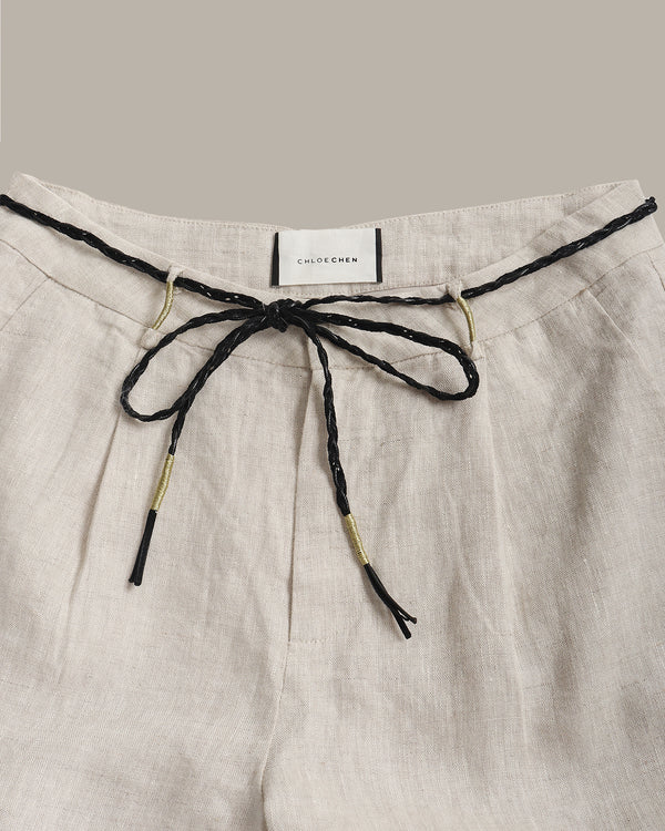 Braided Drawstrings Shorts