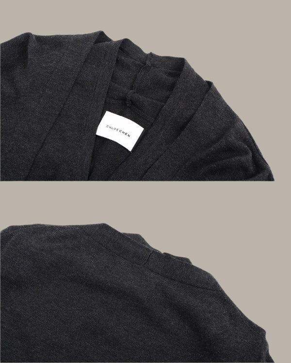 Faux Two-Piece Cardigan