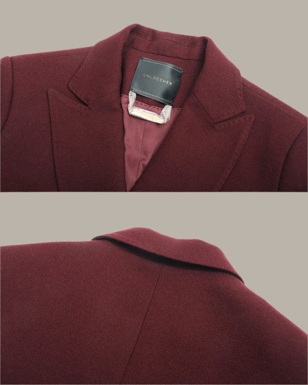 Belted Wool Blazer