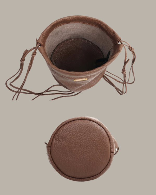 Leather Bucket Bag