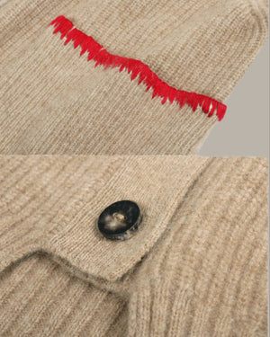 Yak Wool Knitted Cardigan