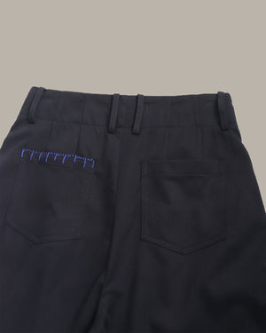Stitch Detail Wide Leg Pants