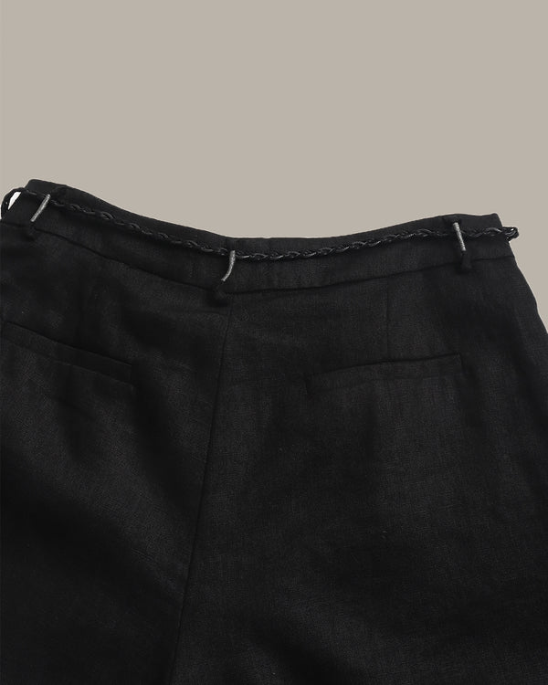 Braided Drawstrings Shorts