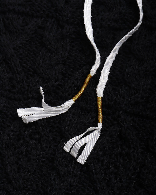 Stitch Collar Knit Top