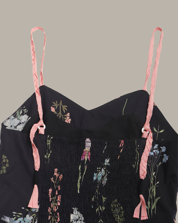 Floral Charm Strap Sundress