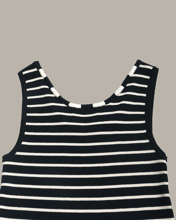 Stripe Sleeveless Top