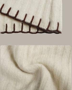 Yak Wool Knitted Midi Skirt