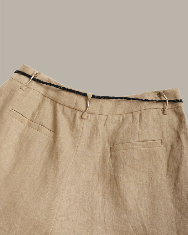 Braided Drawstrings Shorts