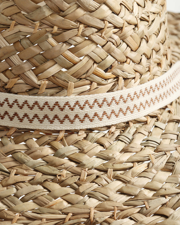Ribbon Rush Grass Hat