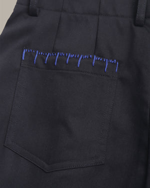 Stitch Detail Wide Leg Pants
