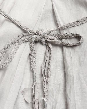 Braided-Drawstring Maxi Dress