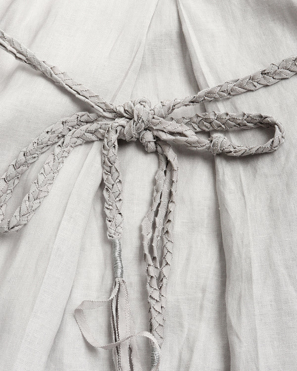 Braided-Drawstring Maxi Dress