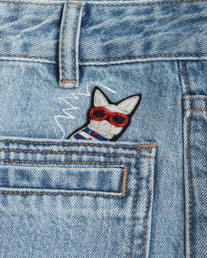 Frenchie Pockets Denim Jeans