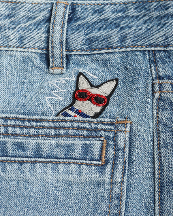 Frenchie Pockets Denim Jeans