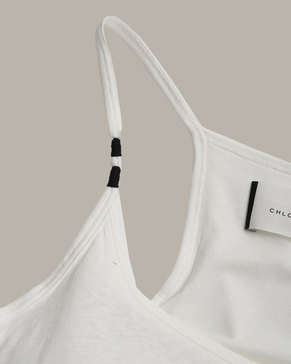 Thin Strap Detailed Tank Top