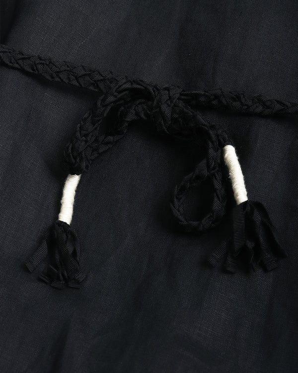 Detailed Neckline Midi Dress