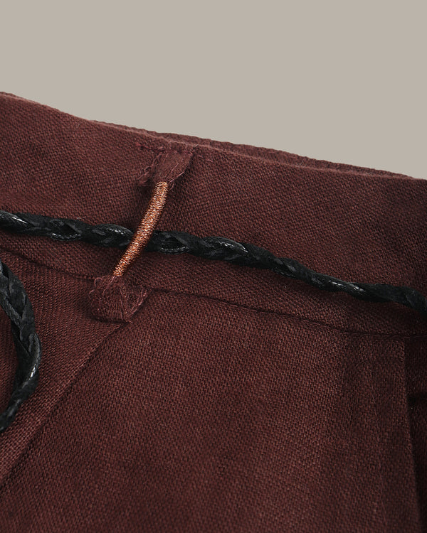 Braided Drawstrings Shorts