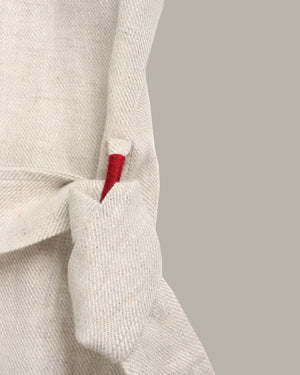 100%亞麻多口袋外套