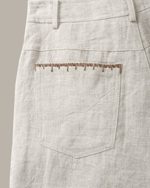 Stitch Details Linen Short