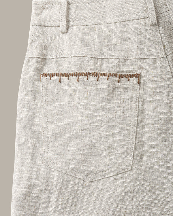 Stitch Details Linen Short