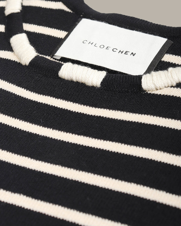 Stripe Sleeveless Top