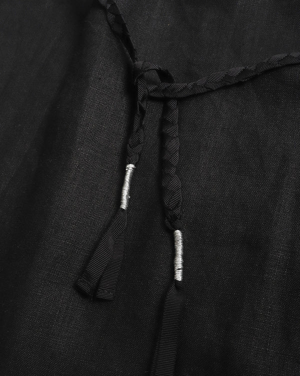 100% Linen Short Sleeves Dress