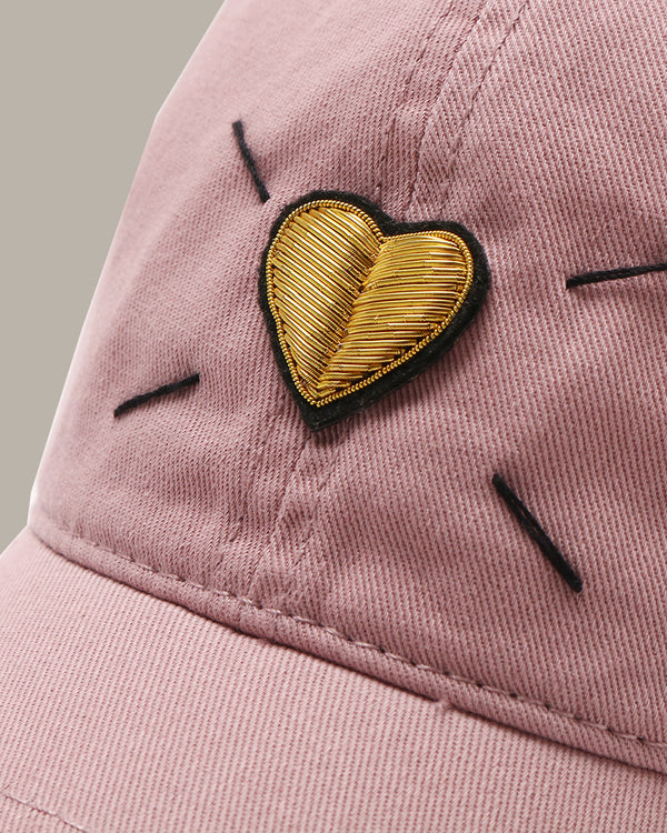 Heart Embroidered Cap