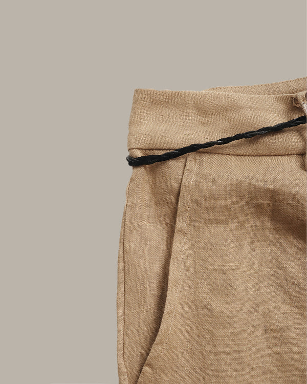 Braided Drawstrings Shorts