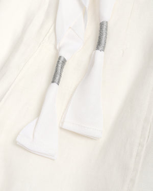 Drawstring Waist Long Pants