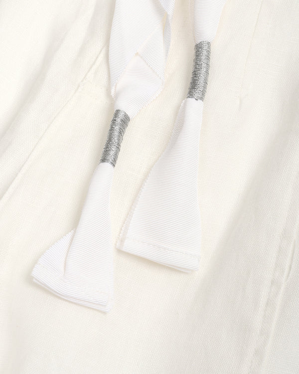 Drawstring Waist Long Pants