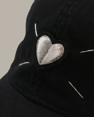 Heart Embroidered Cap