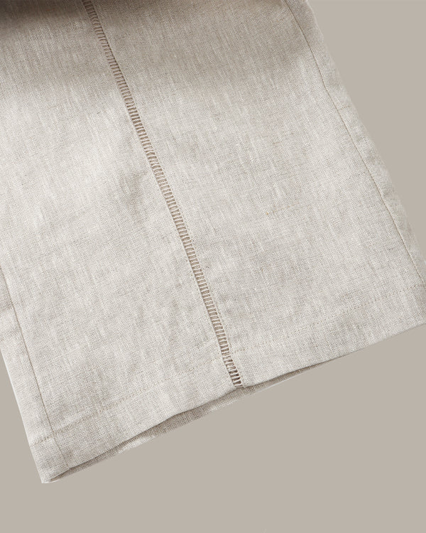 Braided-Drawstring Linen Pant