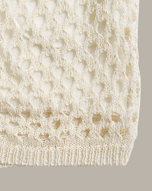 Hollow-Out Knit Shorts