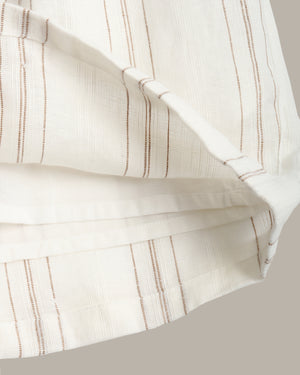 Striped Linen Shorts
