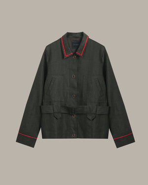 Classic Belted Utility Jacket
