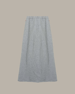 Everyday Elastic Waist Midi Skirt