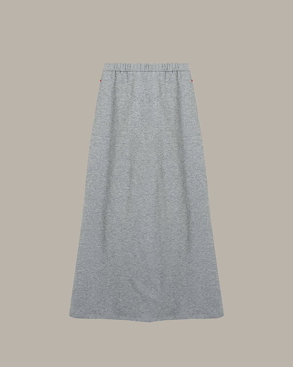 Everyday Elastic Waist Midi Skirt