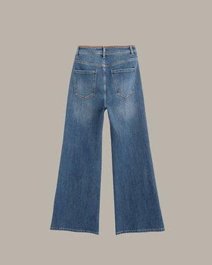 Classic Fit Wide-Leg Jeans