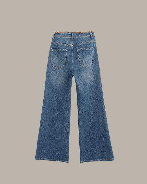 Classic Fit Wide-Leg Jeans