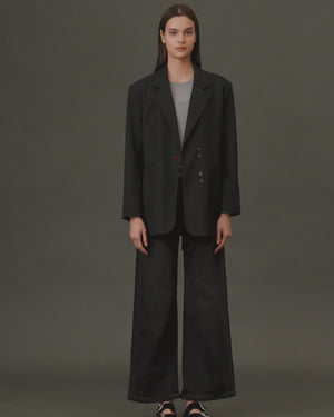 Oversized Belted Blazer