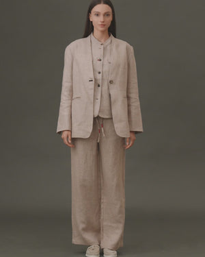 100% Linen Classic Blazer