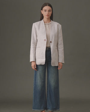 100% Linen Classic Blazer