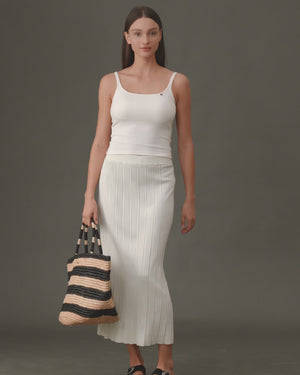 Two-Tone Straps Tank Top