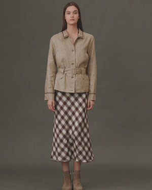 Classic Belted Utility Jacket