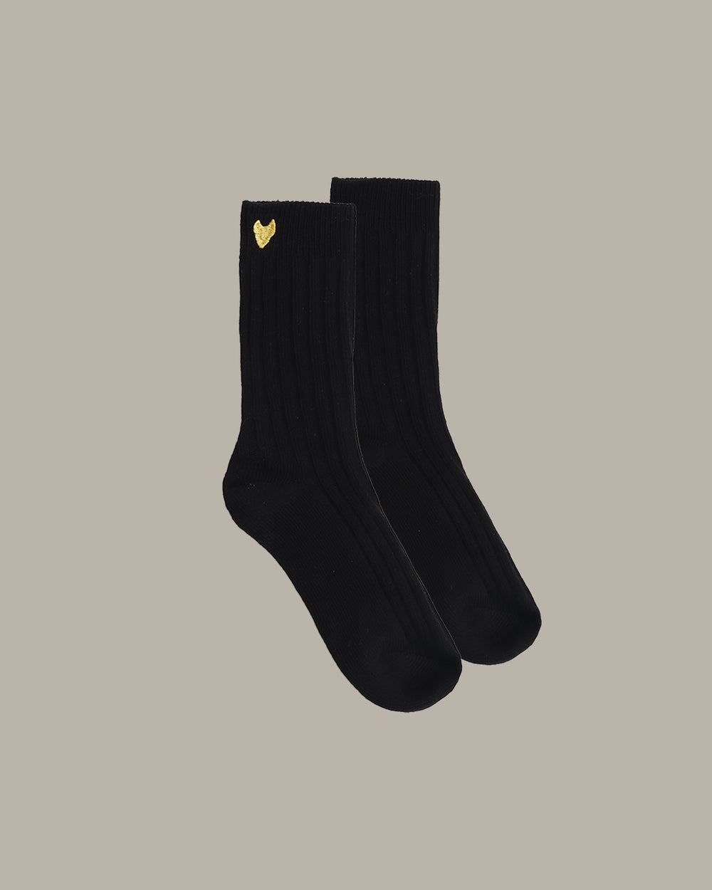 Heart-Stitch Detail Socks