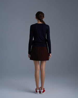 Suede Skirt