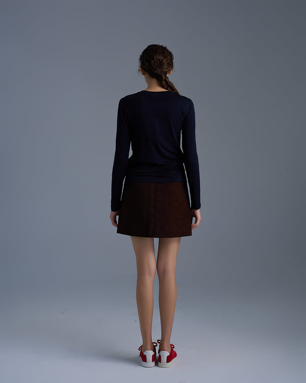 Suede Skirt
